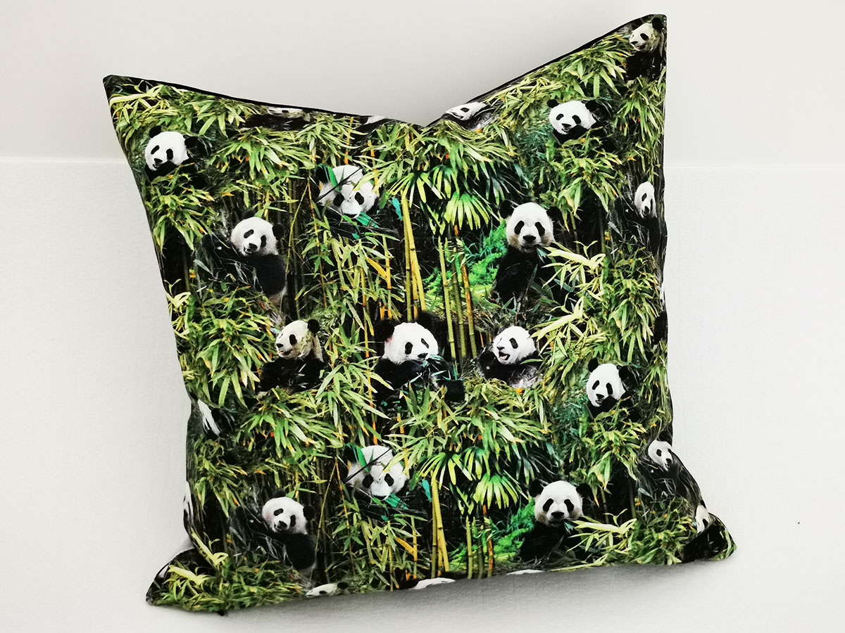 Pandiboo Kissen Motiv  Panda  Bamboo  40x40 50 x50